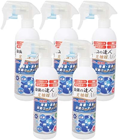 Amazon | 光触媒スプレー 5個セット 効果持続型 抗菌剤 300ml 除菌 消
